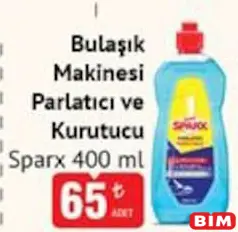 ASPEROX SPARX BULAŞIK MAKİNESİ PARLATICI VE KURUTUCU 400 ML fiyat ve kampanya bilgisi